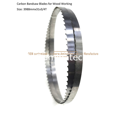 Carbon Band Saw Blades for Wood Working Size: 3988mmx31x3/4T,Cutting Wlood fournisseur