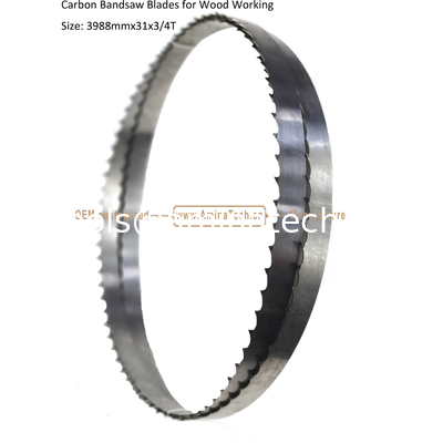 Carbon Band Saw Blades for Wood Working Size: 3988mmx31x3/4T,Cutting Wlood fournisseur
