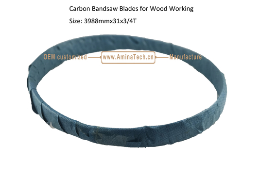 Carbon Band Saw Blades for Wood Working Size: 3988mmx31x3/4T,Cutting Wlood fournisseur