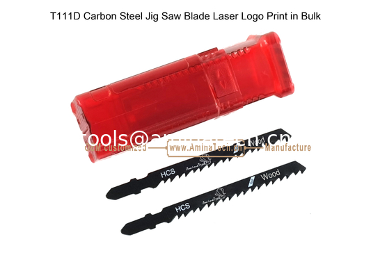 Lame de scie sauteuse au carbone T111D avec impression laser du logo en vrac, taille : 100 mm x 8 x 6T, pour la coupe du bois, lame de scie alternative fournisseur
