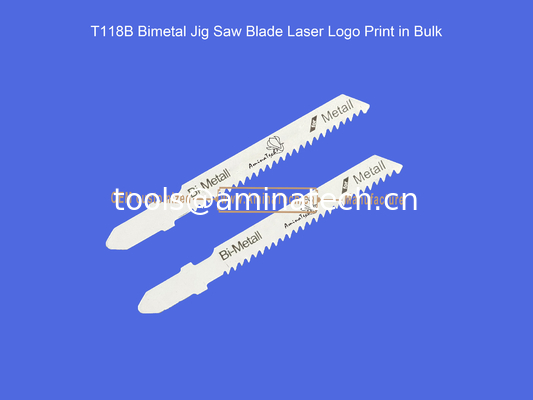 T118B Lame de scie sauteuse bimétal avec impression laser en gros, Lame de scie alternative, Outils électriques fournisseur