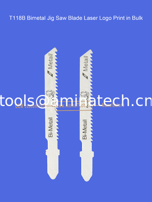 T118B Lame de scie sauteuse bimétal avec impression laser en gros, Lame de scie alternative, Outils électriques fournisseur