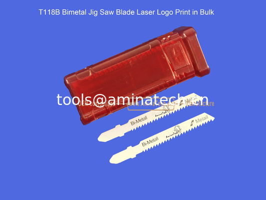 T118B Lame de scie sauteuse bimétal avec impression laser en gros, Lame de scie alternative, Outils électriques fournisseur