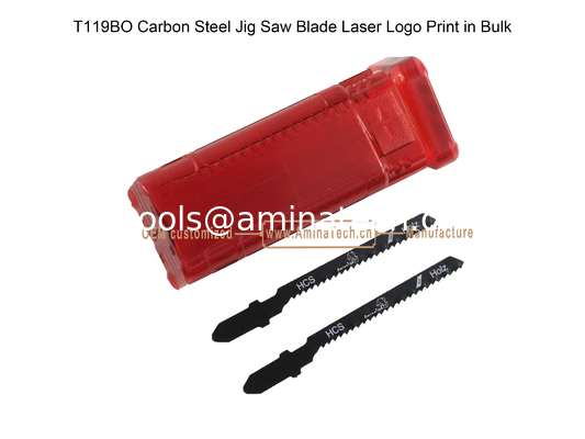 T119BO Carbon Jig Saw Blade Logo laser Impression en vrac:75mmX6x12T, coupe de bois, lame de scie réciproque fournisseur