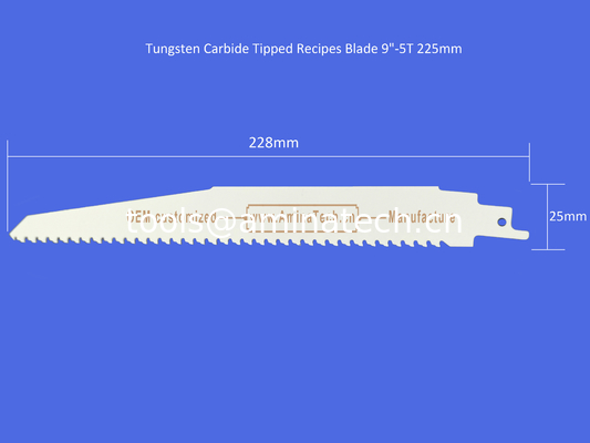 Lame de scie alternative à pointe carbure de tungstène 9"-5T 225mm, alternative, outils électriques fournisseur