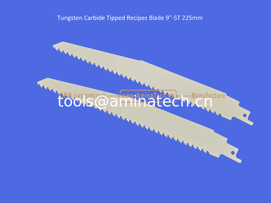 Lame de scie alternative à pointe carbure de tungstène 9"-5T 225mm, alternative, outils électriques fournisseur