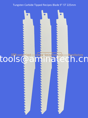 Lame de scie alternative à pointe carbure de tungstène 9"-5T 225mm, alternative, outils électriques fournisseur