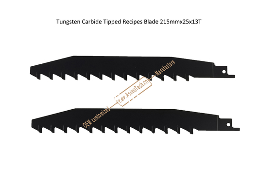 Tungsten Carbide Tipped Recipes Blade 215mmx25x13T,Reciprocating,Power Tools fournisseur