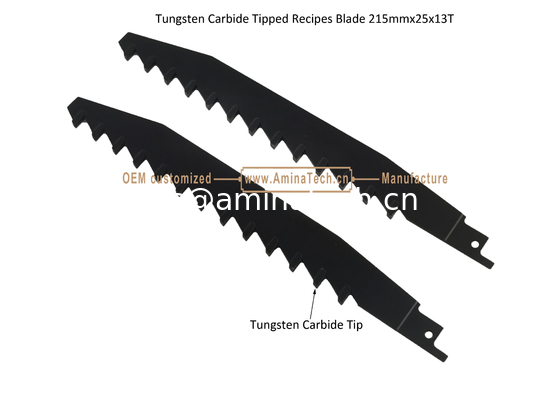 Tungsten Carbide Tipped Recipes Blade 215mmx25x13T,Reciprocating,Power Tools fournisseur