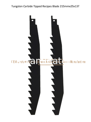 Tungsten Carbide Tipped Recipes Blade 215mmx25x13T,Reciprocating,Power Tools fournisseur