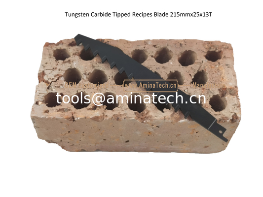 Tungsten Carbide Tipped Recipes Blade 215mmx25x13T,Reciprocating,Power Tools fournisseur