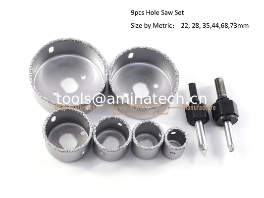 9pcs Hole Saw Set fournisseur