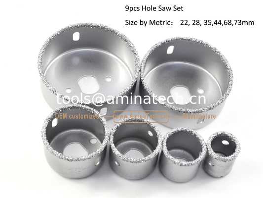 9pcs Hole Saw Set fournisseur