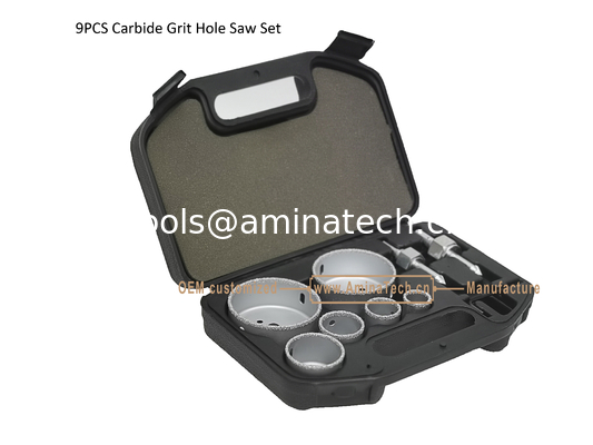 Ensemble de 9 scies cloches à pointe carbure, perceuse, outils électriques fournisseur