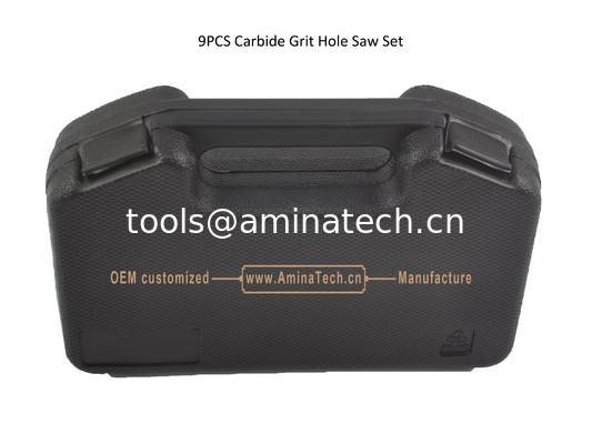 Ensemble de 9 scies cloches à pointe carbure, perceuse, outils électriques fournisseur