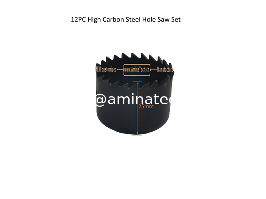 Ensemble de scies cloches 12PC en acier à haute teneur en carbone, outils électriques fournisseur