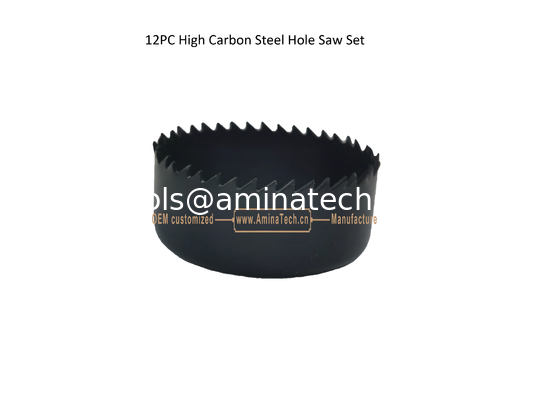 Ensemble de scies cloches 12PC en acier à haute teneur en carbone, outils électriques fournisseur