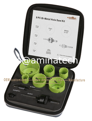 9 PC Kit de scie à trous bi-métalliques, outils électriques, perceuses fournisseur