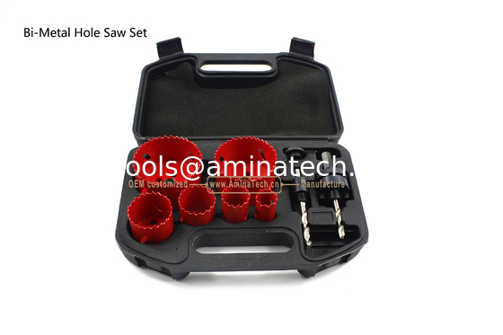 9 PC Kit de scie à trous bi-métalliques, outils électriques, perceuses fournisseur