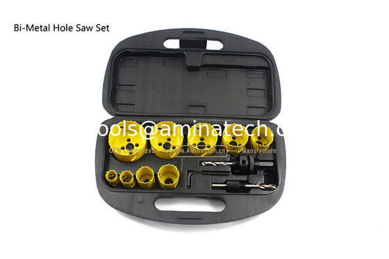 13 PC Kit de scie à trous en bi-métal, outils électriques, perceuses fournisseur