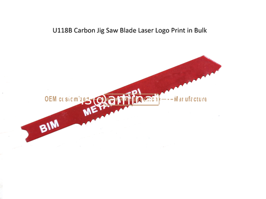 U118B Bimetal Jig Saw Blade Logo laser Imprimé en vrac, Blade de scie réciproque, outils électriques fournisseur