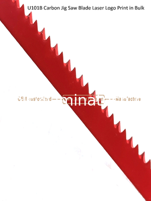 U101B Jig Saw Blade en acier au carbone Logo laser imprimé en vrac: 100 mmx8x10T, lame de scie réciproque fournisseur