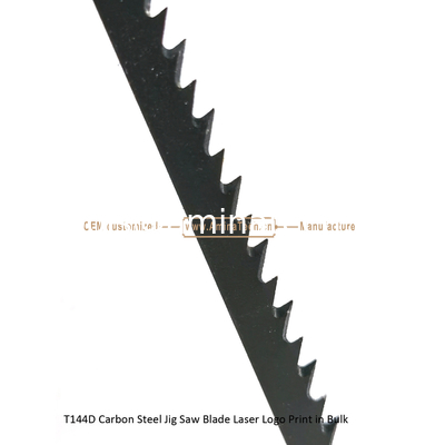 Lame de scie sauteuse au carbone T144D avec impression laser du logo en vrac, taille : 100 mm x 8 x 6T, pour la coupe du bois, lame de scie alternative fournisseur