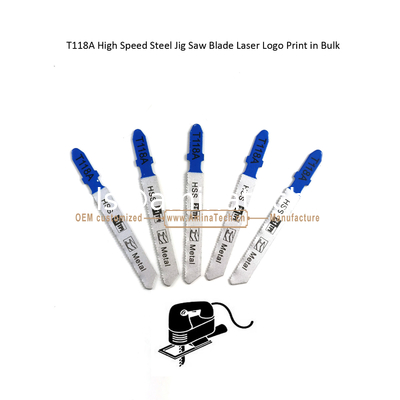 Lame de scie sauteuse en acier rapide T118A avec impression laser du logo en gros, Lame de scie alternative, Outils électriques fournisseur