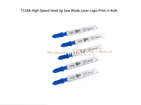 Lame de scie sauteuse en acier rapide T118A avec impression laser du logo en gros, Lame de scie alternative, Outils électriques fournisseur