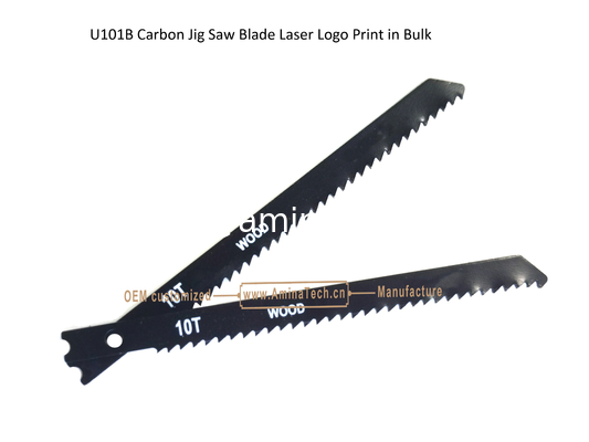 Lame de scie sauteuse en acier au carbone U101B, impression laser du logo en vrac, taille : 100 mm x 8 x 10T, pour couper le bois, lame de scie alternative fournisseur
