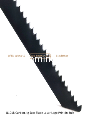 Lame de scie sauteuse en acier au carbone U101B, impression laser du logo en vrac, taille : 100 mm x 8 x 10T, pour couper le bois, lame de scie alternative fournisseur