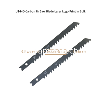 U144D Carbon Jig Saw Blade Laser Logo Print in Bulk size:100mmx8x6T, Cutting Woods,Reciprocating Saw Blade fournisseur