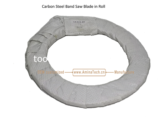 Blade de scie à bande en acier au carbone en rouleau taille:10-0.6-6T, scie à bande, outils électriques fournisseur