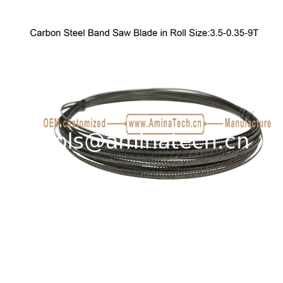 Lame de scie à ruban en acier au carbone en rouleau Taille:3.5-0.35-6T/9T/10T,Scie à ruban,Outils électriques fournisseur