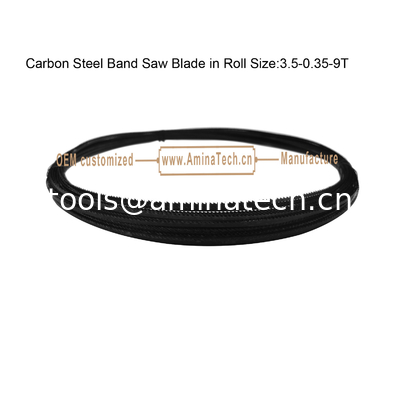 Lame de scie à ruban en acier au carbone en rouleau Taille:3.5-0.35-6T/9T/10T,Scie à ruban,Outils électriques fournisseur