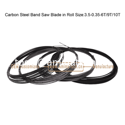 Lame de scie à ruban en acier au carbone en rouleau Taille:3.5-0.35-6T/9T/10T,Scie à ruban,Outils électriques fournisseur