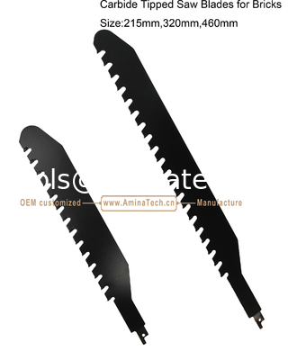 Lames de scie à pointe carbure pour briques Taille : 215 mm, 320 mm, 460 mm, Alternatives fournisseur
