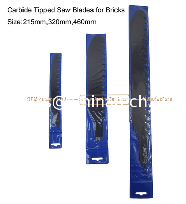 Lames de scie à pointe carbure pour briques Taille : 215 mm, 320 mm, 460 mm, Alternatives fournisseur