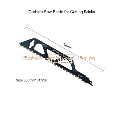 Lame de scie au carbure pour la coupe de briques Taille: 305mmx51x20T, Outils électriques, Alternatives fournisseur