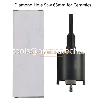 Sage à trous de diamant 68 mm pour céramique, outils électriques fournisseur