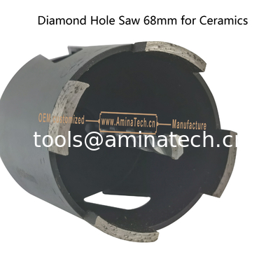 Sage à trous de diamant 68 mm pour céramique, outils électriques fournisseur