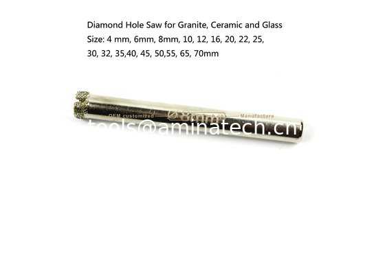 Sage à trous en diamant pour granit, trou en verre et en granit, outils électriques, perceuse fournisseur