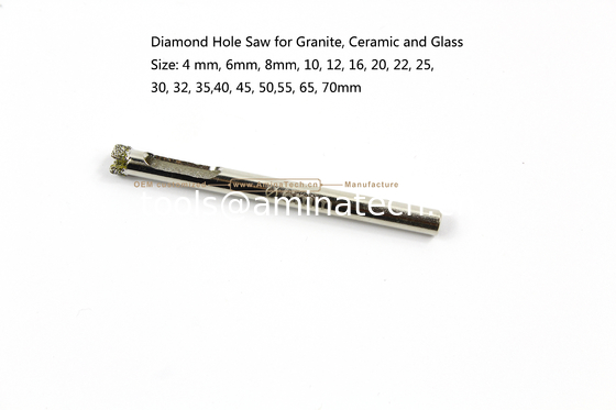 Sage à trous en diamant pour granit, trou en verre et en granit, outils électriques, perceuse fournisseur