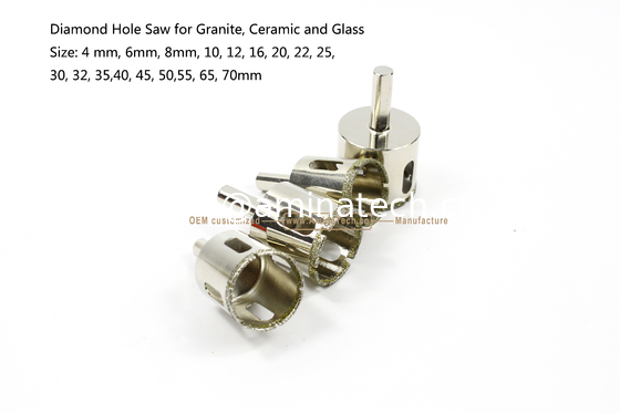 Sage à trous en diamant pour granit, trou en verre et en granit, outils électriques, perceuse fournisseur
